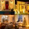 Christmas Lights Christmas Decorations 68ft 160 LED Indoor Outdoor Waterproof Fairy Lights Clear Wire, 8 Modes Tree Lights for Room Bedroom Wedding Bedroom Decor-Warm White